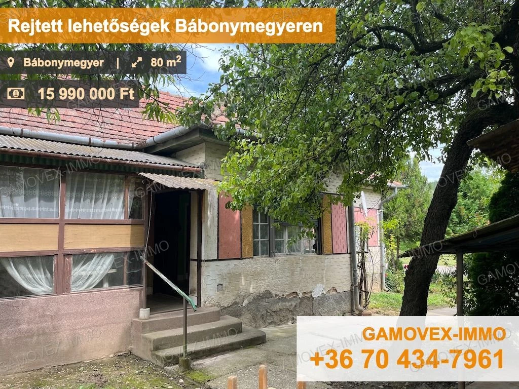 For sale house, Bábonymegyer