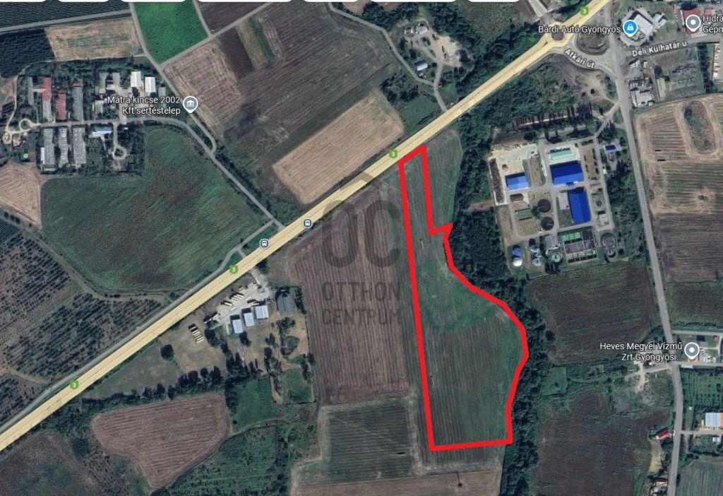 Eladó külterületi telek, Gyöngyös, Déli iparterület
