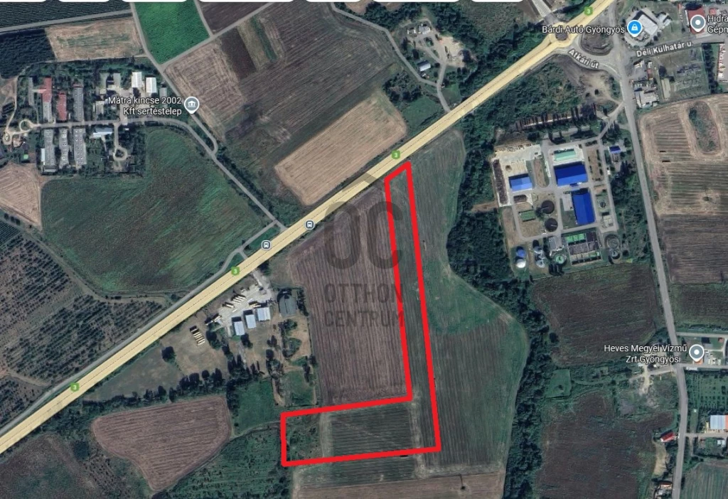 Eladó külterületi telek, Gyöngyös, Déli iparterület