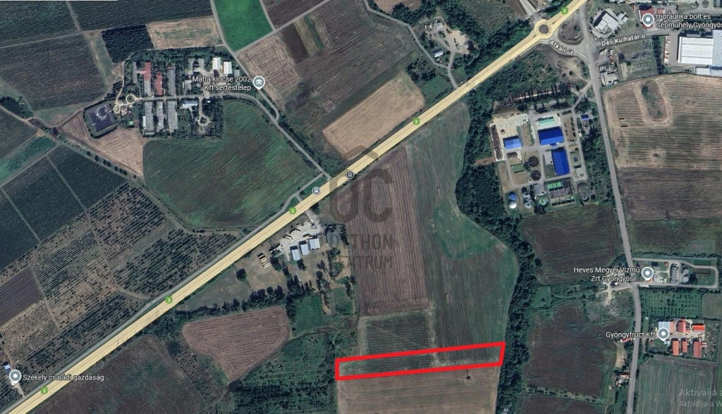 Eladó külterületi telek, Gyöngyös, Déli iparterület