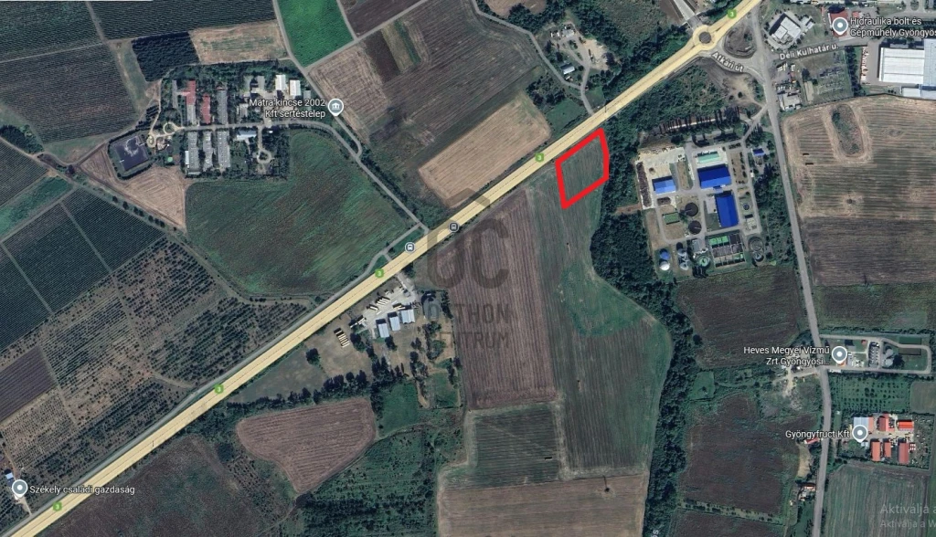 Eladó külterületi telek, Gyöngyös, Déli iparterület