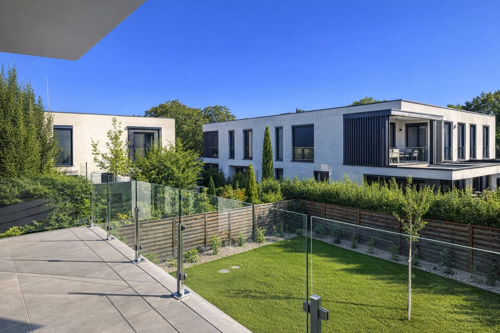 KIADÓ LUXUS MINŐSÉGŰ, ÚJ ÉPÍTÉSŰ, JÓ ELOSZTÁSÚ, 2 SZOBÁS, KERTRE NÉZŐ LAKÁS ELEGÁNS KÖRNYEZETBEN!