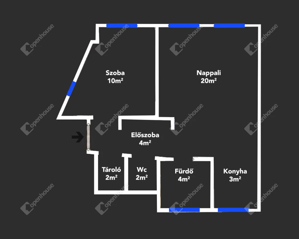 Világos földszinti lakás autóbeállóval Sopron kedvelt részén