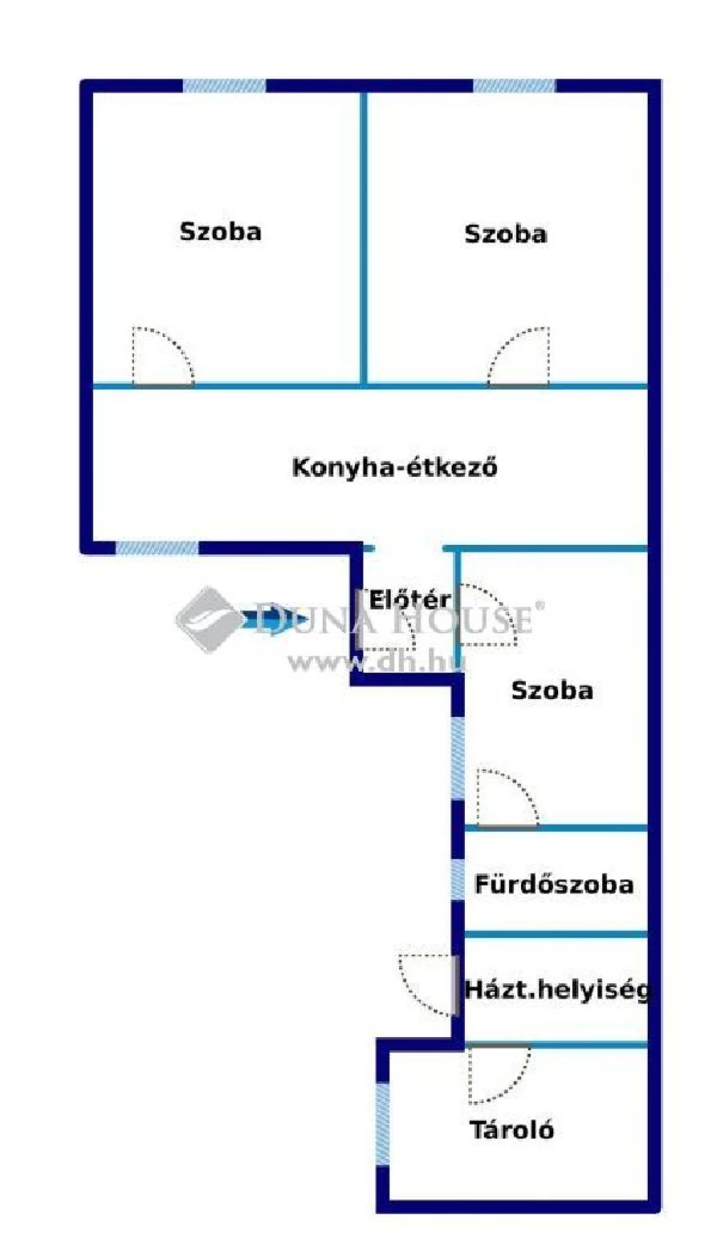 Rendezett településen, csendes utcában,  3 szobás családi ház