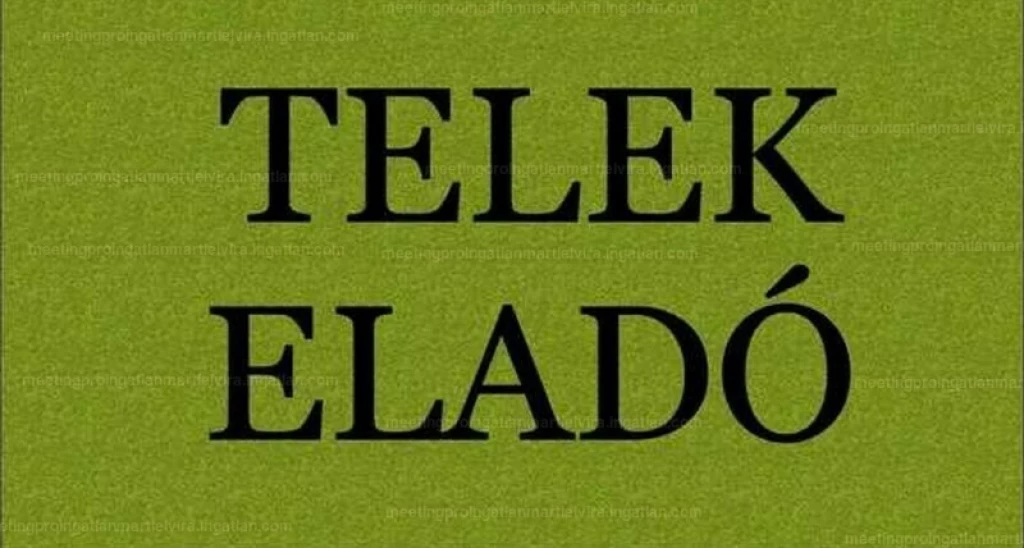 Eladó telek Magyargéc