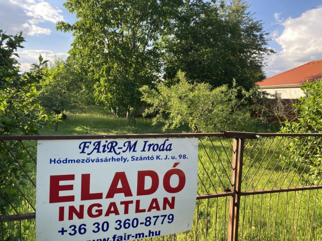 For sale building plot, Hódmezővásárhely, Új-Kishomok, Kertbarát utca