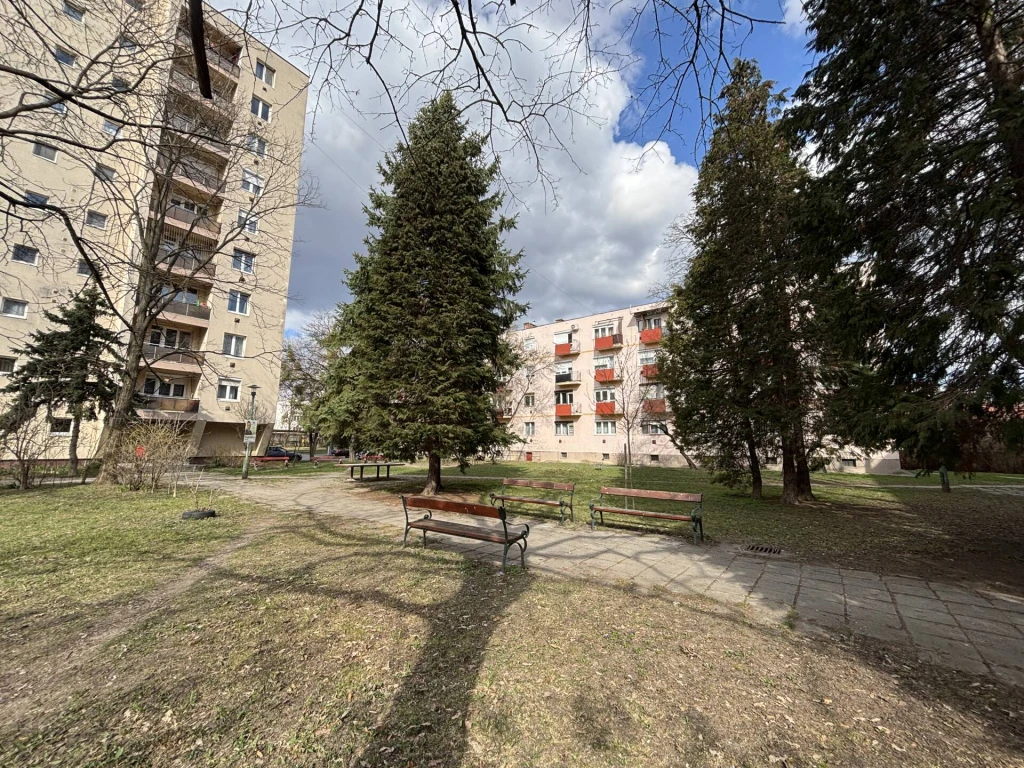 Miskolc észak-kiliáni városrészén, a Munkás utcában kínálunk megvételre egy 38 m² alapterületű, erkélyes, 2. emeleti lakást, tégla építésű, rendezett társasházban.