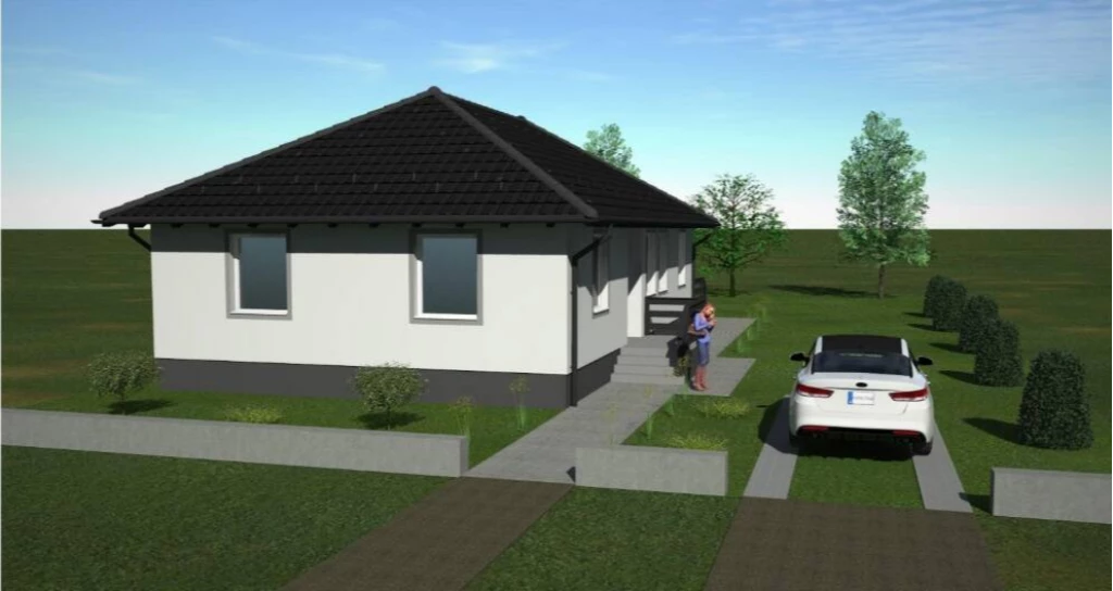 ÚJ ÉPÍTÉSŰ, ÖNÁLLÓ CSALÁDI HÁZ ONGÁN – FIATALOS KÖRNYEZETBEN, KIVÁLÓ ELHELYEZKEDÉSSEL