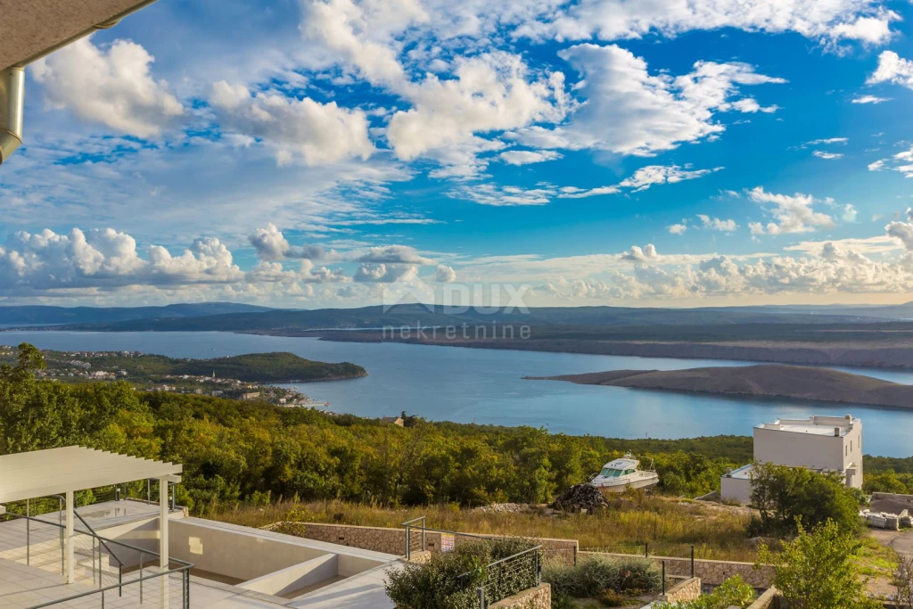 Šmrika – Családi ház panorámás kilátással a tengerre