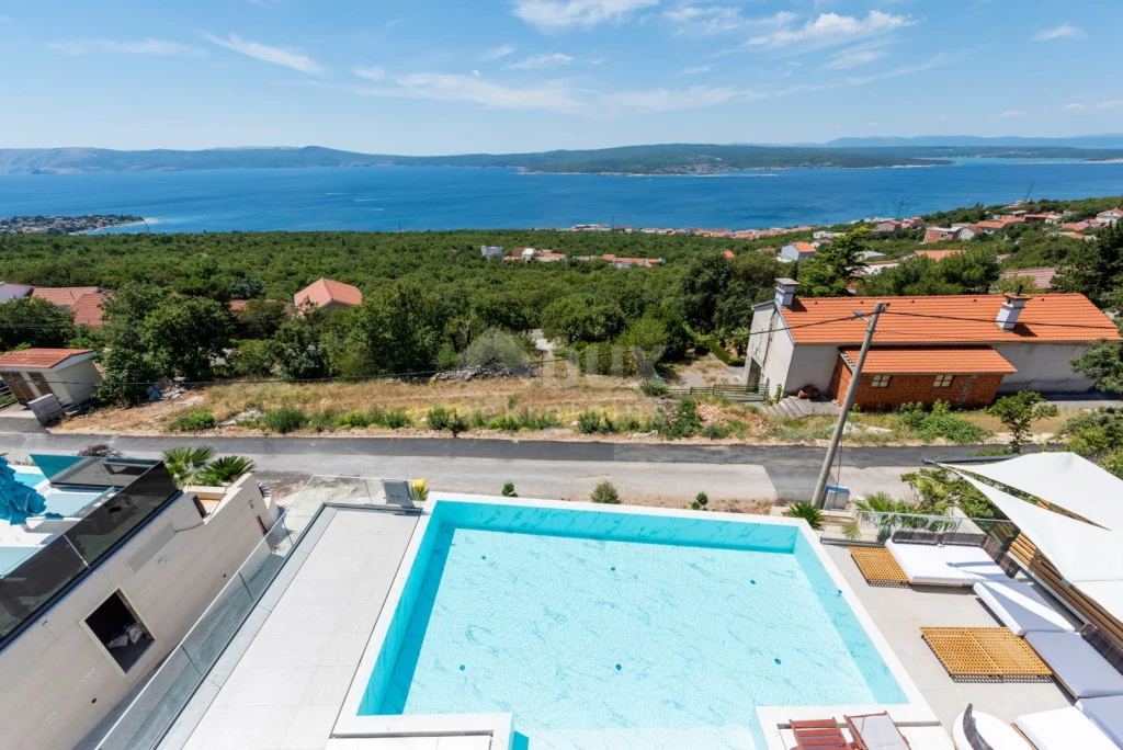 CRIKVENICA - Modern villa panorámás kilátással a tengerre!