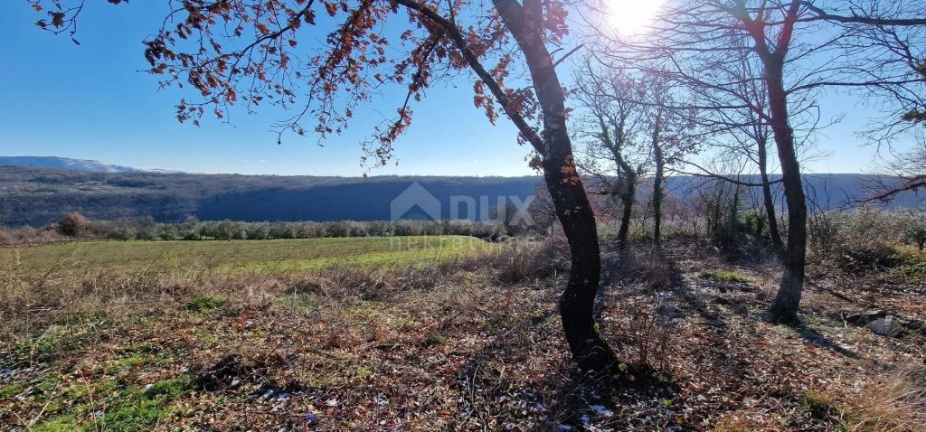 Isztria, Labin, Pićan - Teljes elzártság és gyönyörű kilátás!! Építési telek 750 m2 és termőföld 692 m2