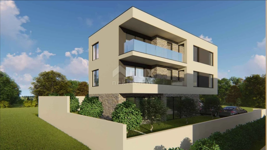 ISZTRIA, PJEŠČANA UVALA - 3BR+DB modern lakás egy új épület 1. emeletén