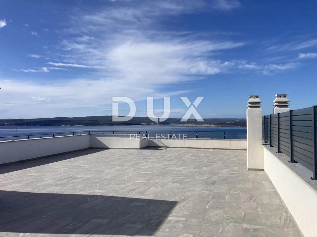 CRIKVENICA, DRAMALJ - Penthouse új épületben, második sorban a tenger felé
