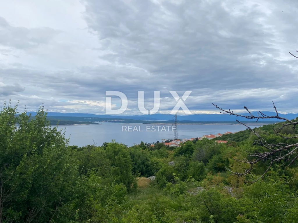 CRIKVENICA - 394 m2-es építési telek tengerre néző kilátással! LEHETŐSÉG!