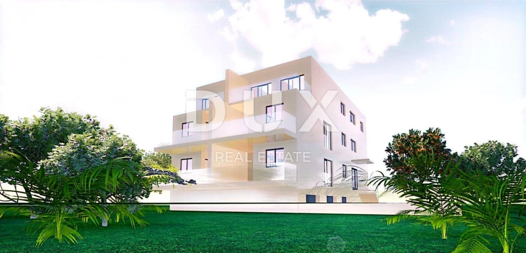 PAG SZIGETE, POVLJANA - Modern építés alatt álló apartman 1. sorban a tengertől S7
