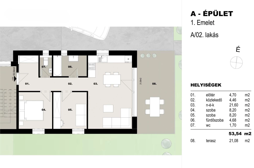 For sale brick flat, Debrecen, Hatvan utcai kert