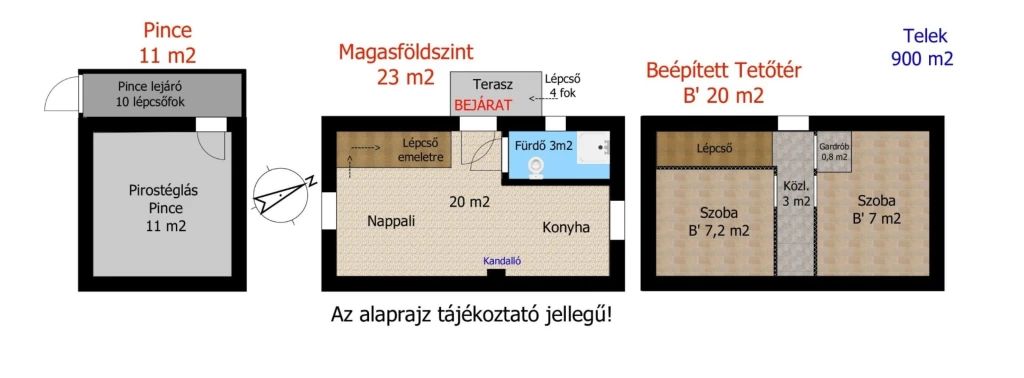 Nyugodt környéken eladó ház Töltéstaván
