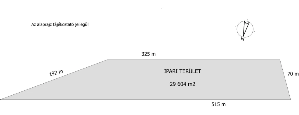 Győr Ipari terület Eladó M1 autópálya közelében