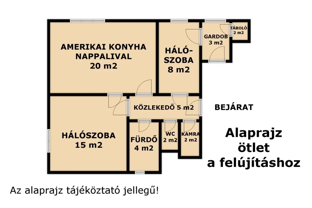 Akár: Amerikai konyhás nappali + 2 szoba a belvárosban!