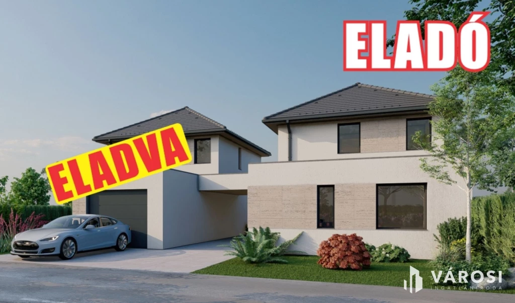 Újépítésű ikerház remek elosztással, kulcsrakészen!!!