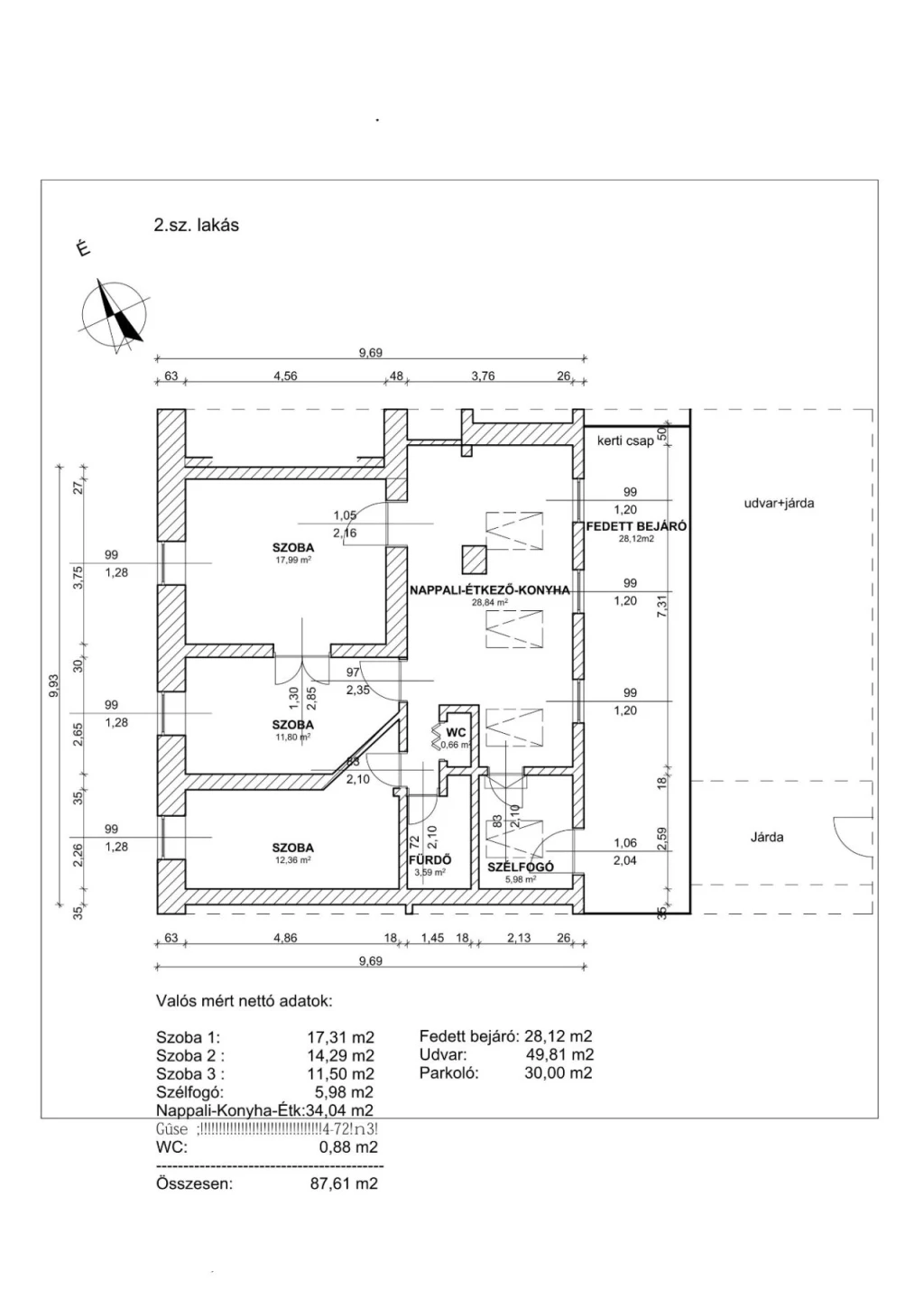 For sale brick flat, Földeák