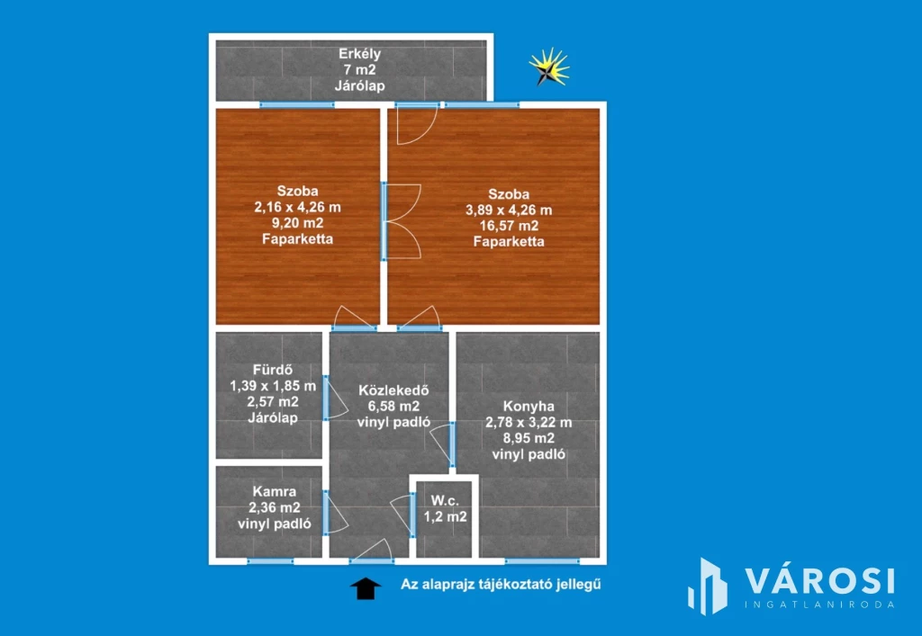 Pöpec lakás akár befektetésre is a Faragó utcában