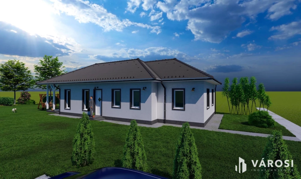 Új építésű ház kényelmes méretű telekkel Sándorfalván