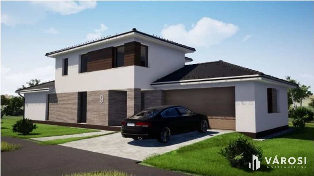 Klassz belső kétszintes családiház