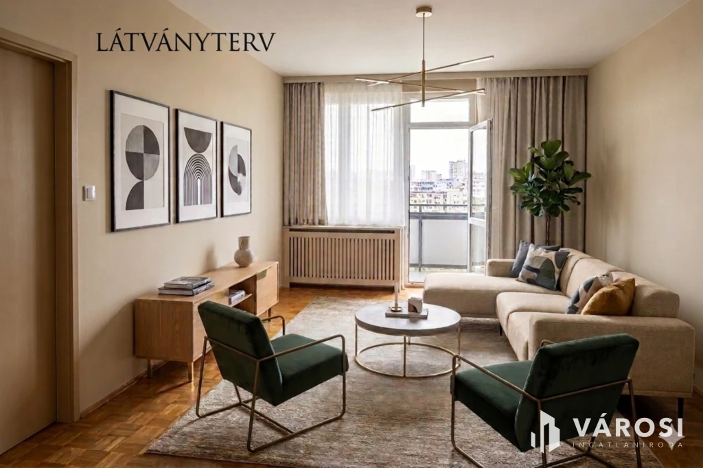 Eladó sestakerti lakás, formáld saját ízlésed szerint!