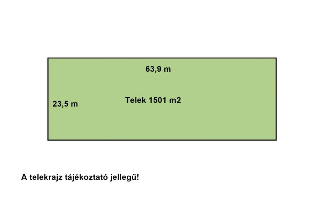 Aszfaltos út mellet árammal ellátott telek eladó!