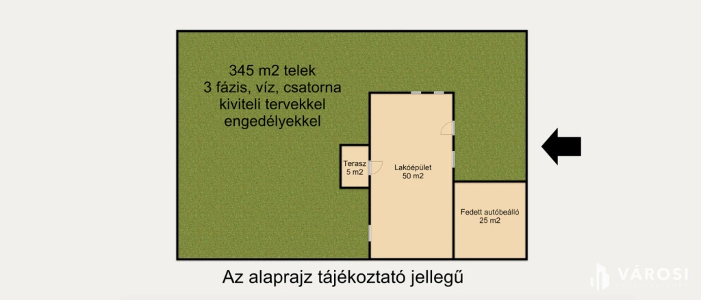 Építési telek Bordány központjában engedélyes tervekkel