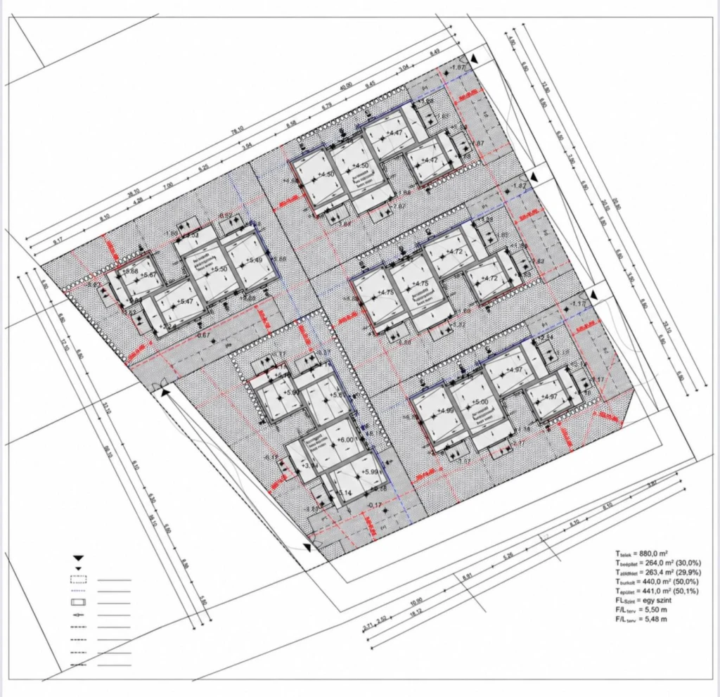 Építési engedéllyel,ütemezhetően 20 lakásos projekt eladó