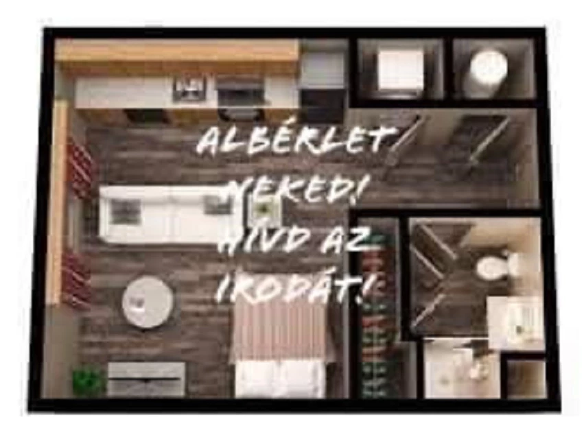 For rent brick flat, Albertirsa