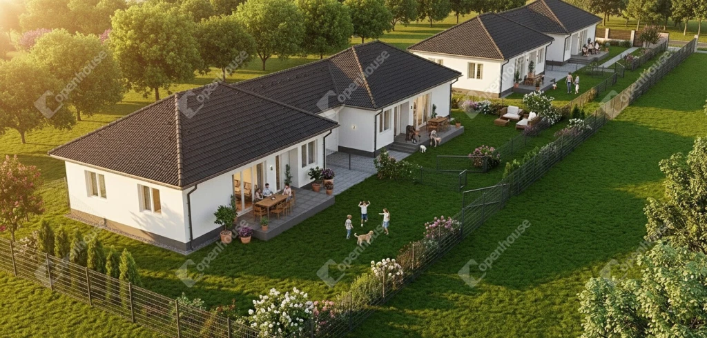 Monoron kínálunk megvételre egy új építésű, ikerházat.