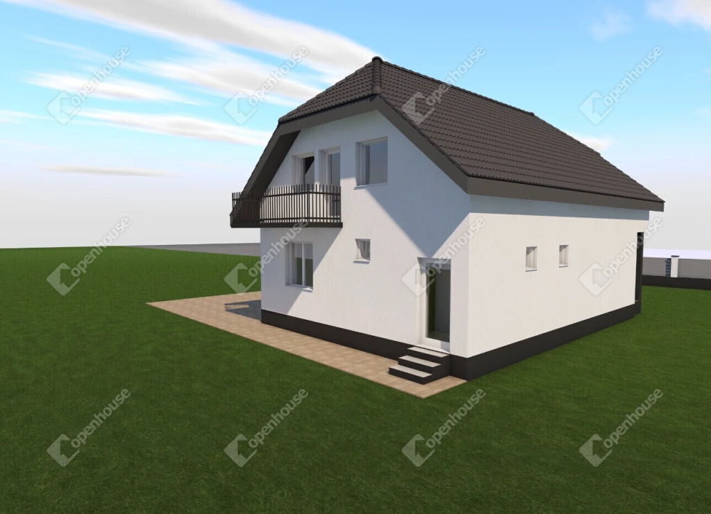 Monoron, csendes zsákutcában eladó egy felújított, 113,5 m²-es családi ház 737 m²-es telken.