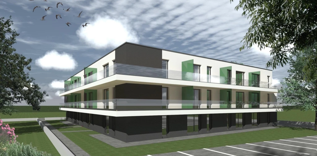 Eladó 45 m2 új építésű tégla lakás, Győr