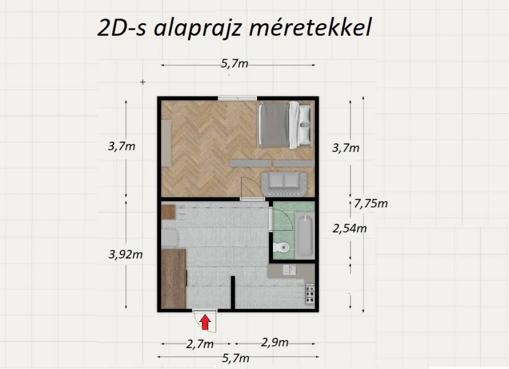 !! Stabil hozam a XIII. kerületben – Bérlővel együtt eladó lakás a Váci úton !!
