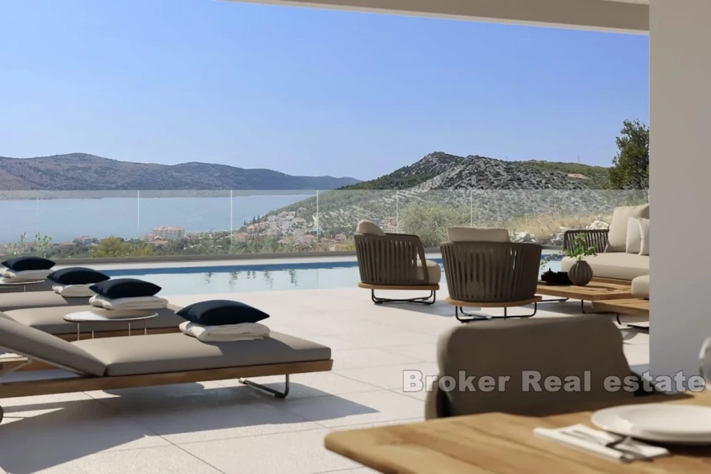 Modern villa with sea view