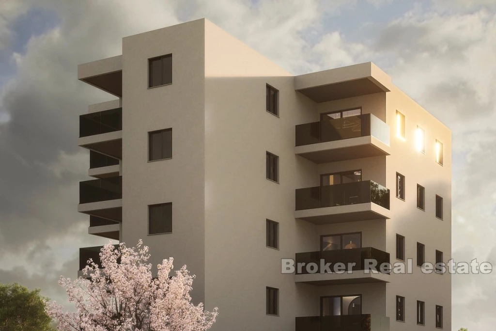 Top floor apartments in a new building