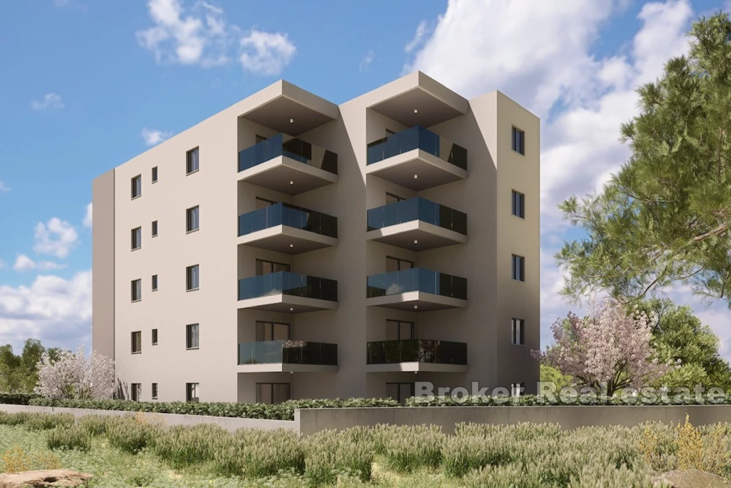 Ground floor apartments in a new building