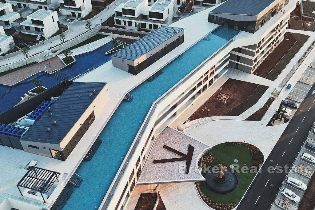 Luxury apartments in a modern resort