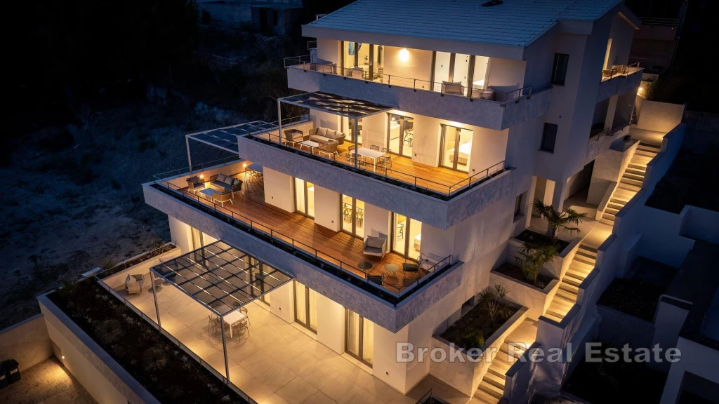 Luxury residential building with sea view