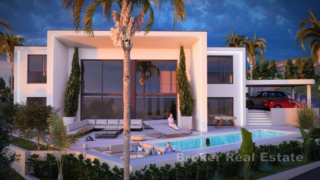 A luxury and exceptionally modern villa