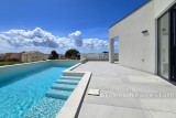Modern villas with sea view