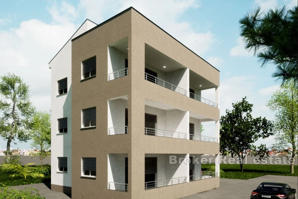 Modern apartments in new construction