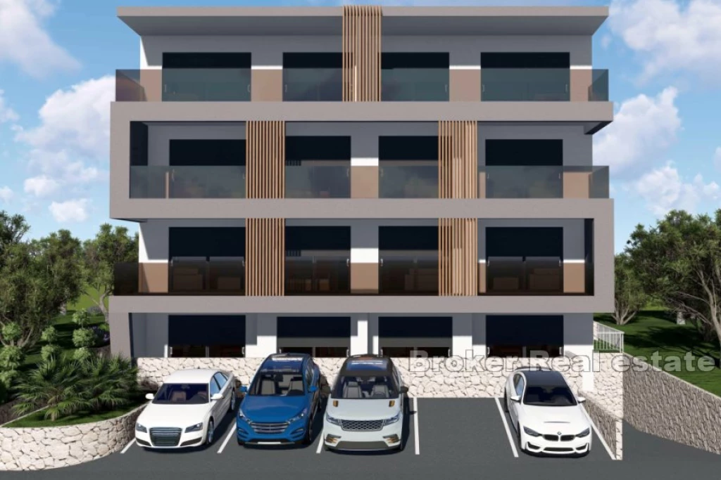 Modern apartments in new construction