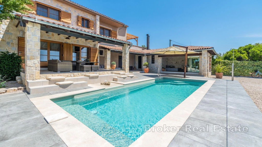 Luxury stone villa with swimming pool