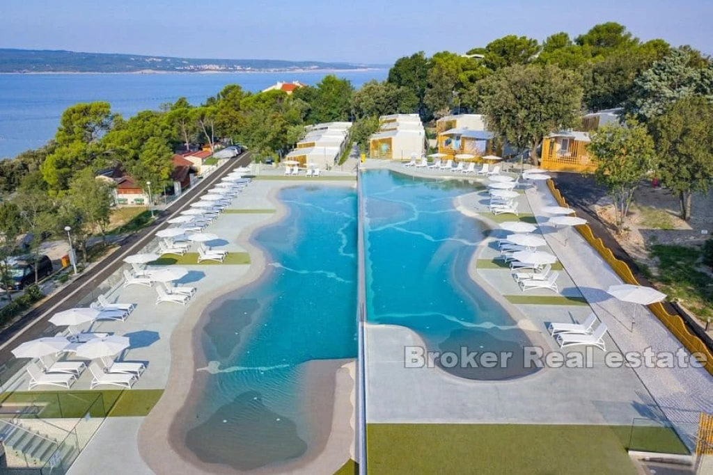 Mobile homes in a tourist resort