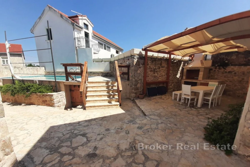 Renovated stone house with swimming pool