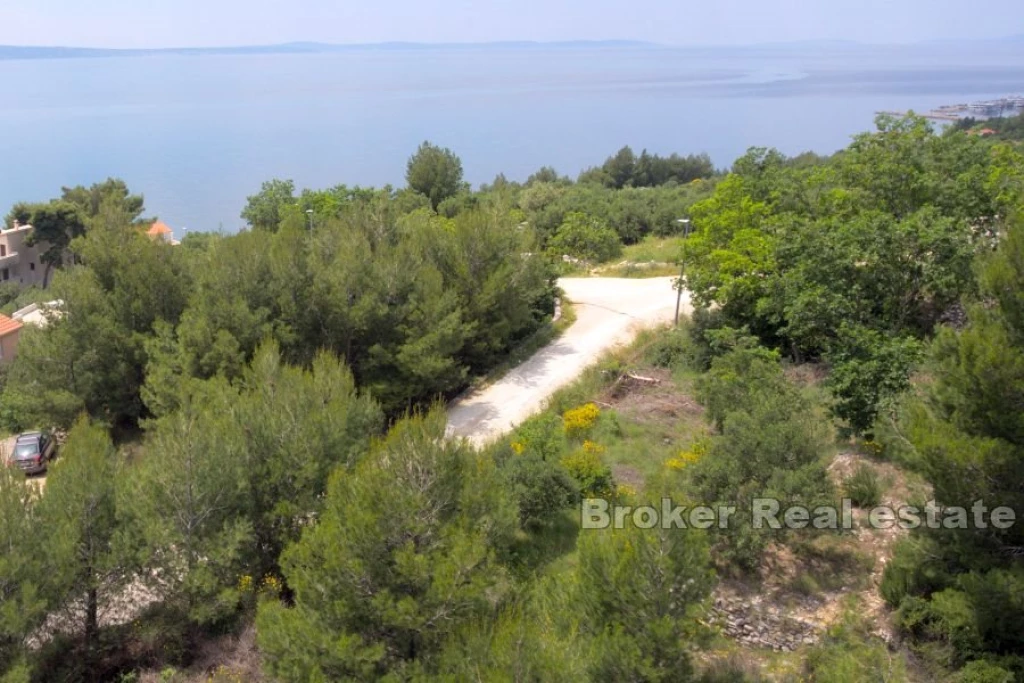 Land with a sea view